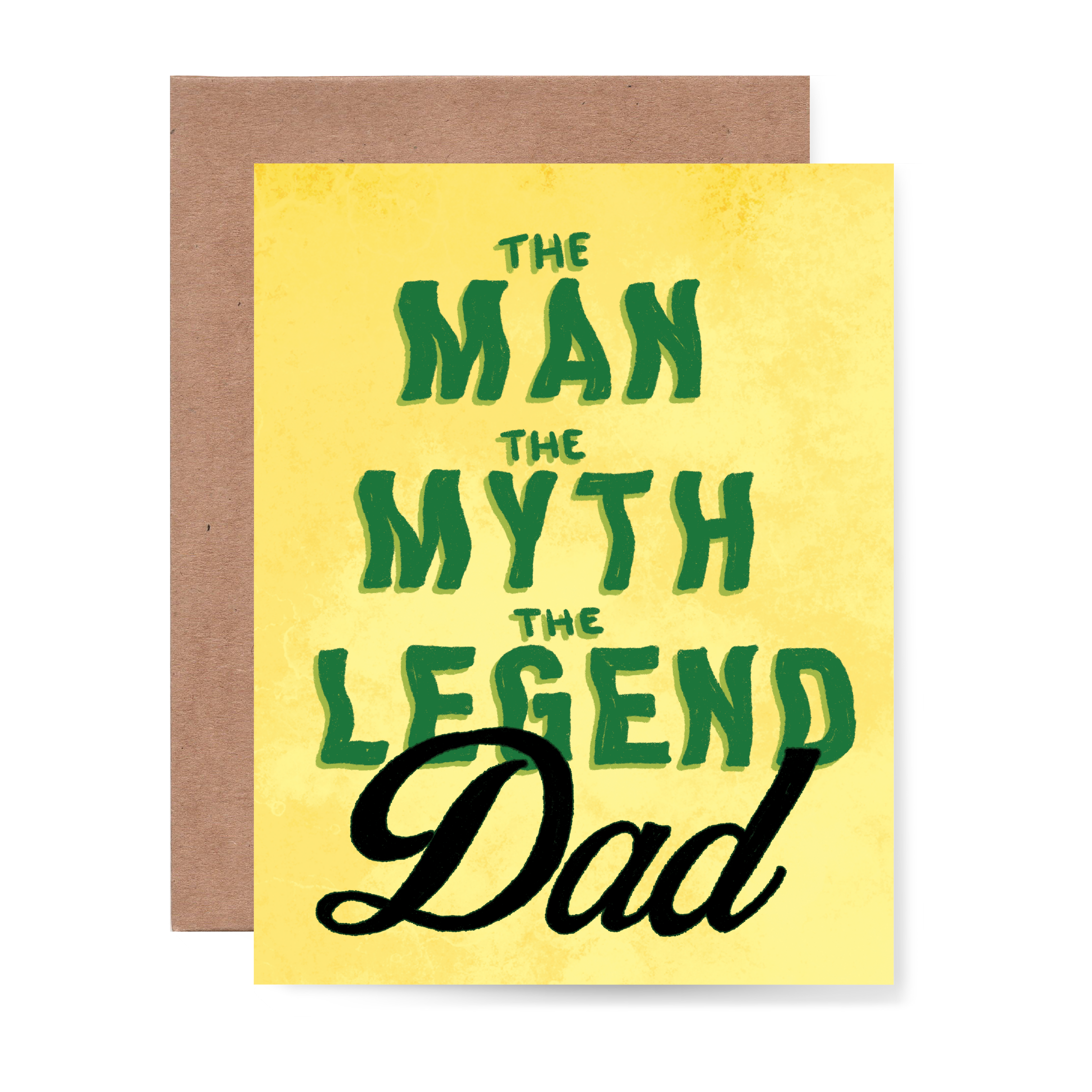 The Man. The Myth Card