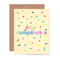 Colorful Feliz Cumpleaños Card