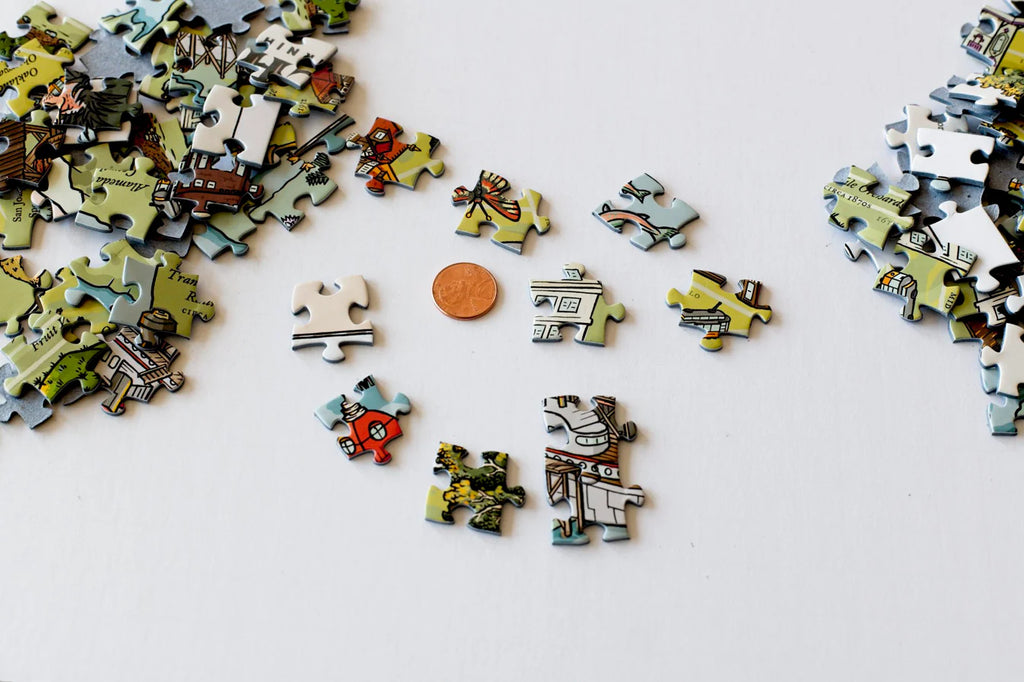 Long Lost Oakland Puzzle, a 500-Piece Illustrated History by T.L. Simons & East Bay Yesterday