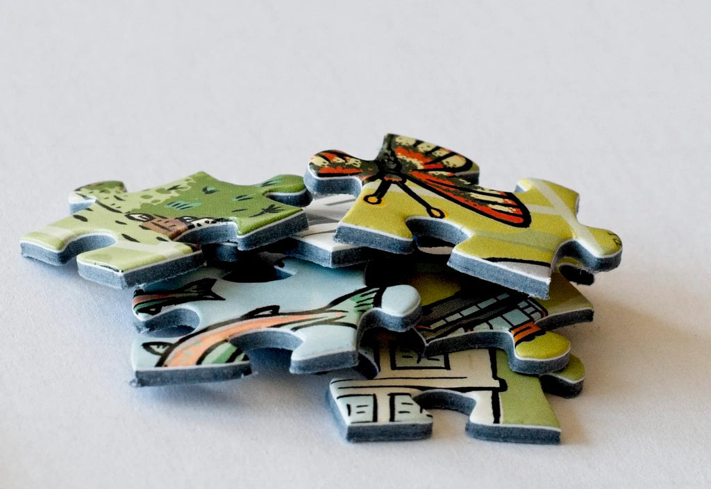 Long Lost Oakland Puzzle, a 500-Piece Illustrated History by T.L. Simons & East Bay Yesterday