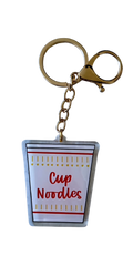 Cup Noodles Epoxy Keychain