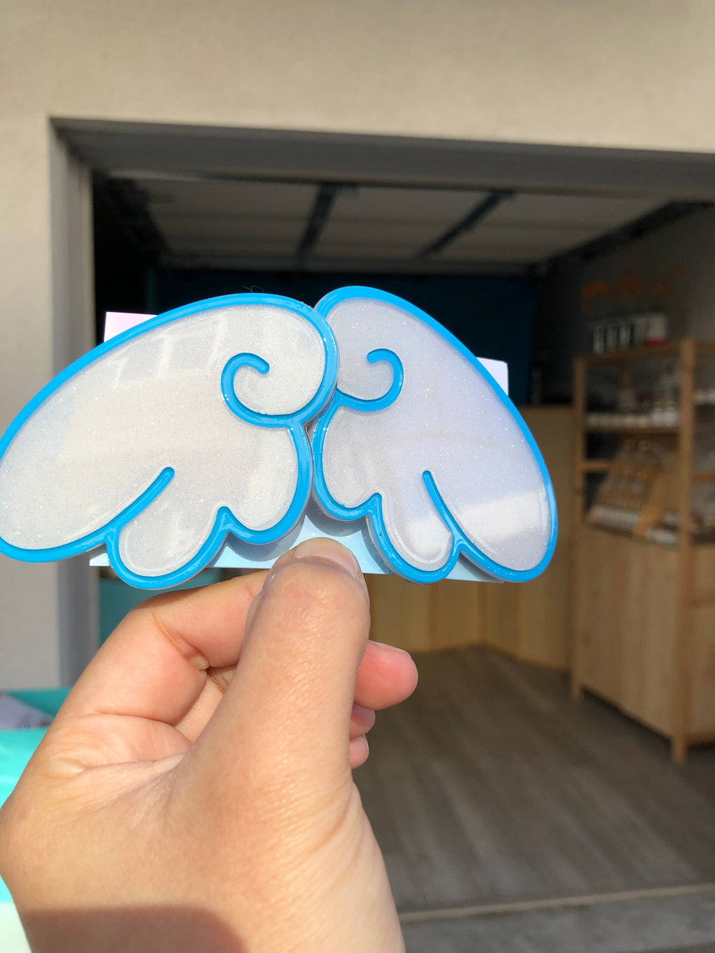 Angel Wings Hair Clips Set