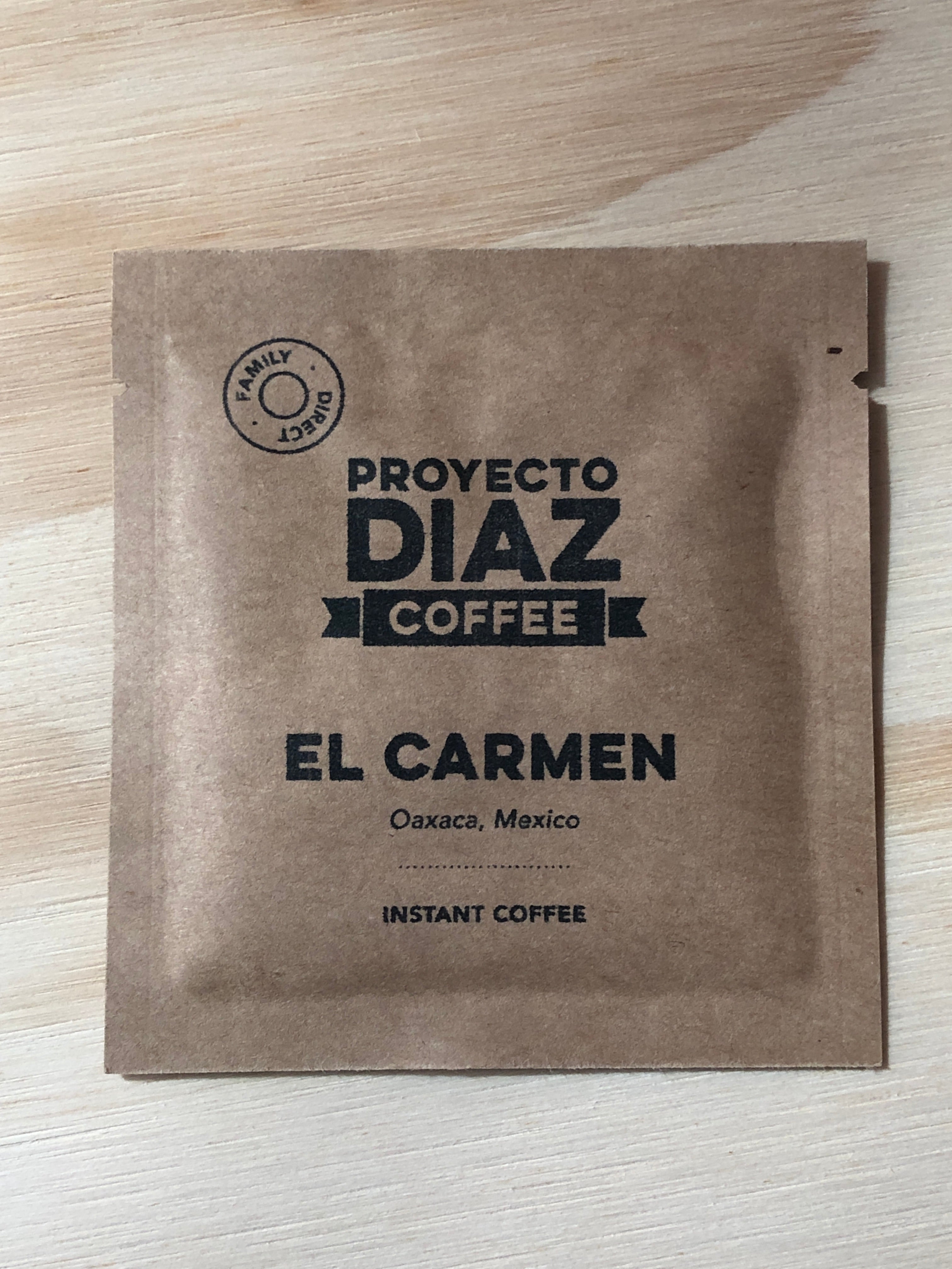 El Carmen Instant Coffee - Single Serve