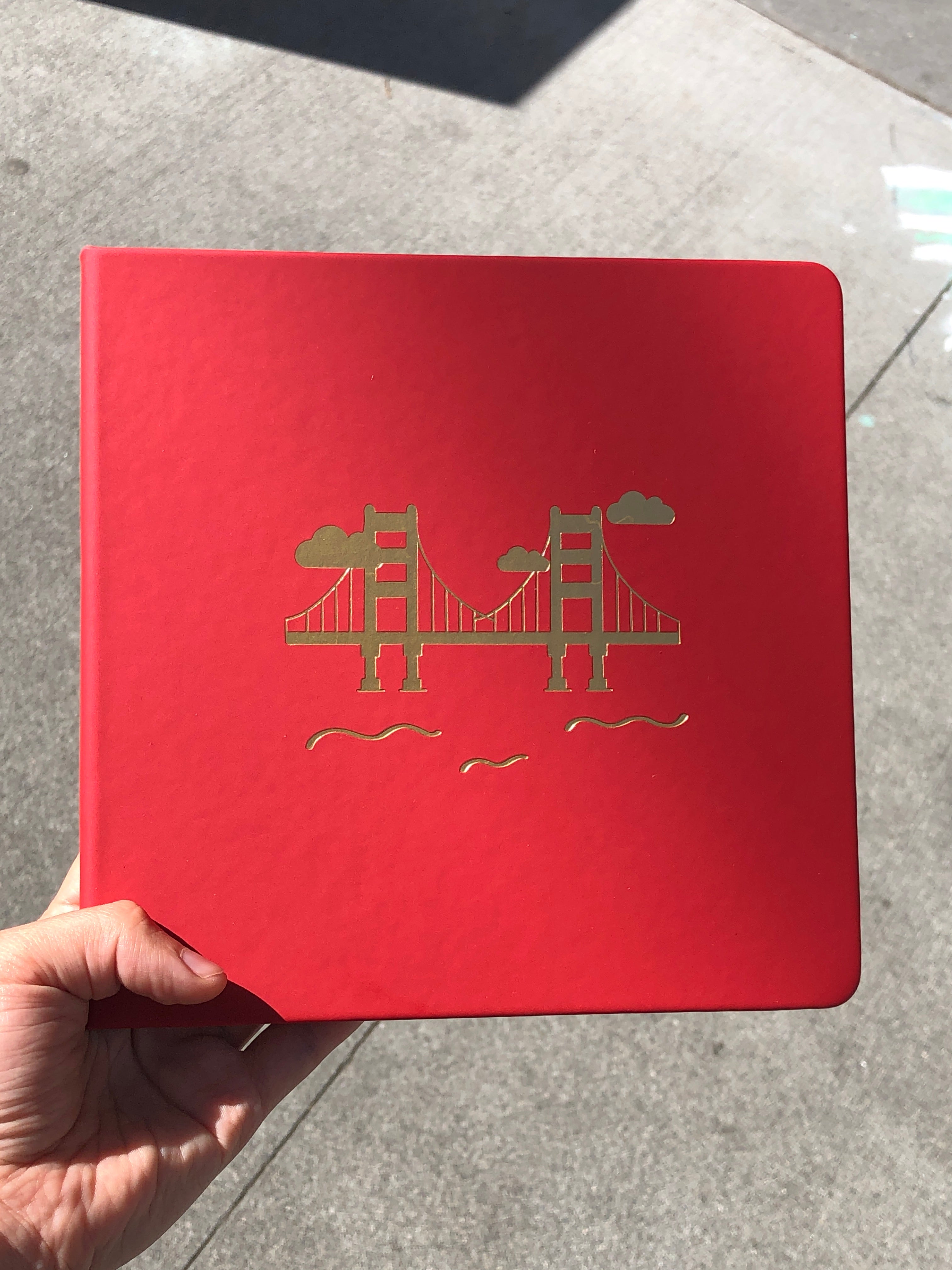 Red & Gold GGB Dotted Journal
