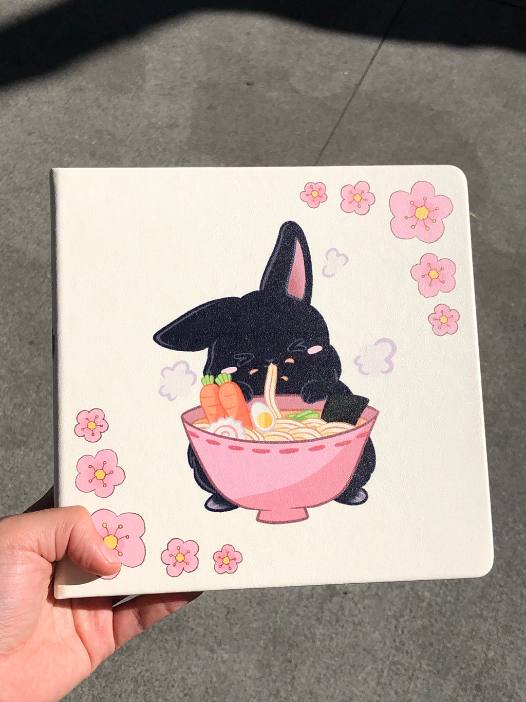 Tin Tin and Her Giant Bowl of Ramen Dotted Journal