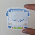 Bussin sticker