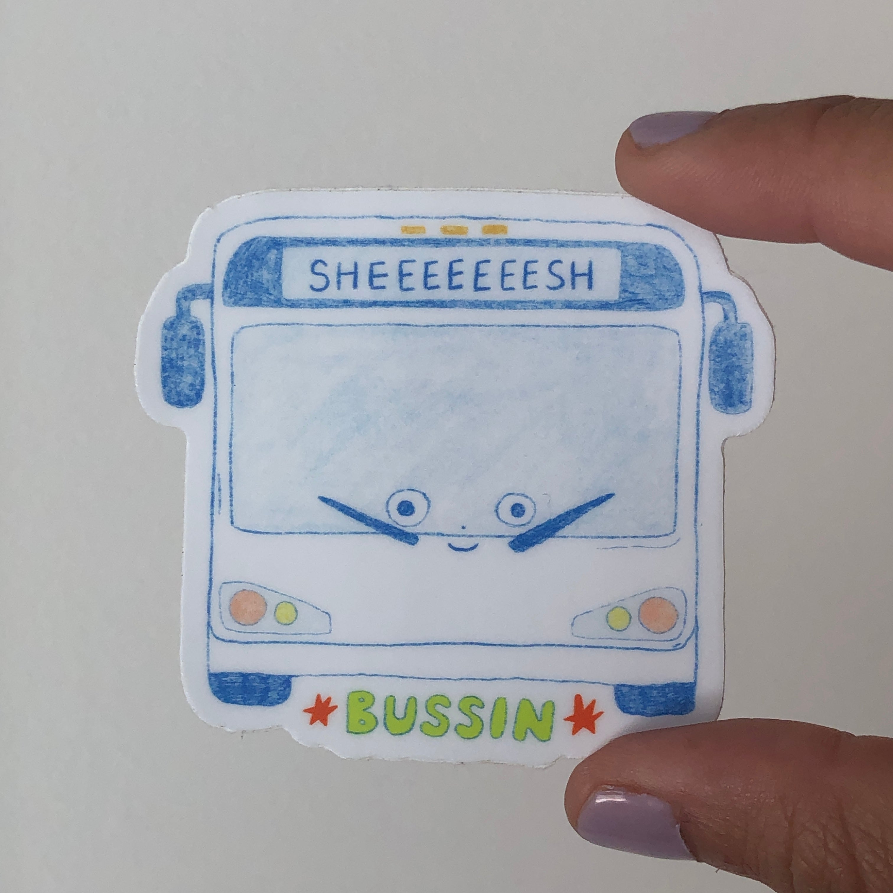 Bussin sticker