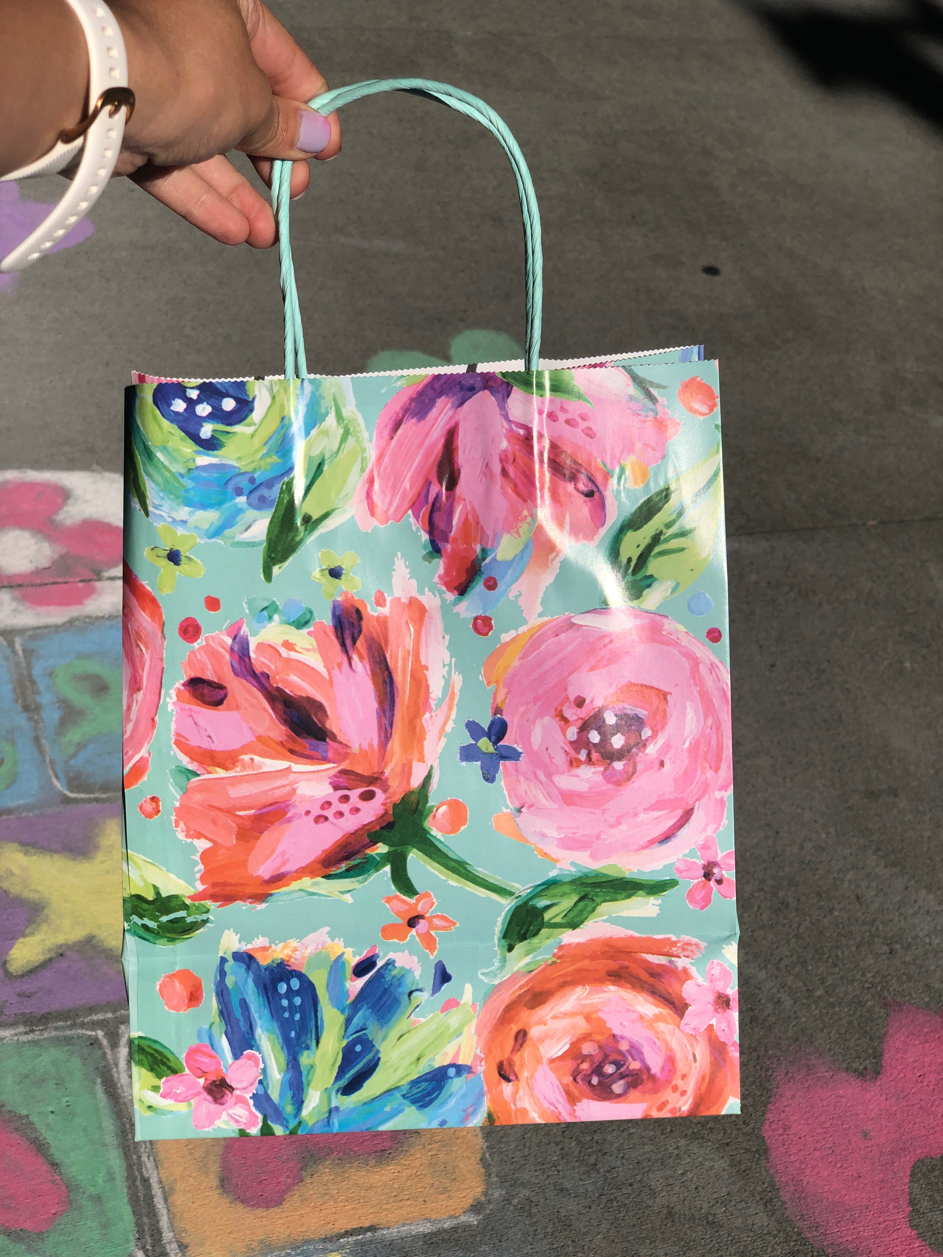 Posh Peonies Paper Gift Bag