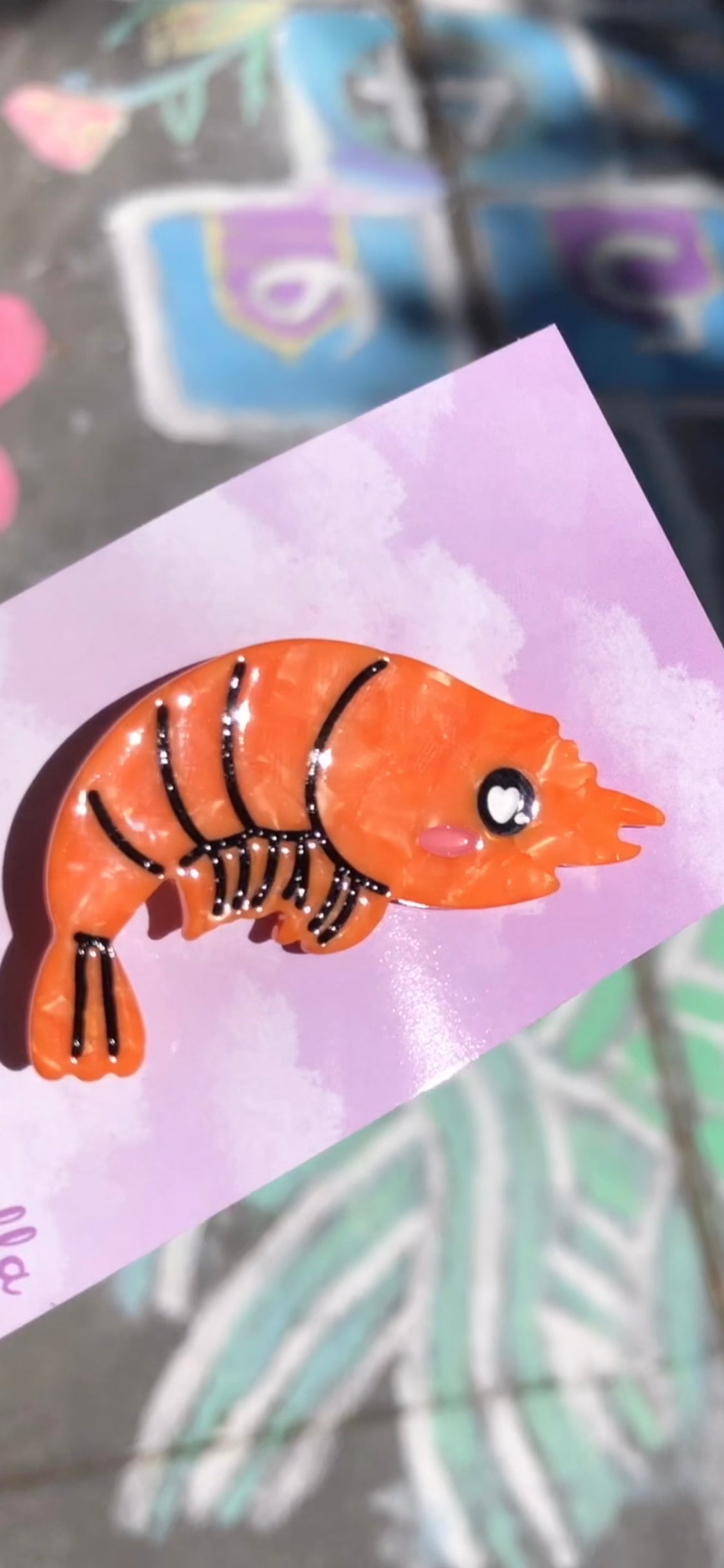 Shrimp Hair Clip
