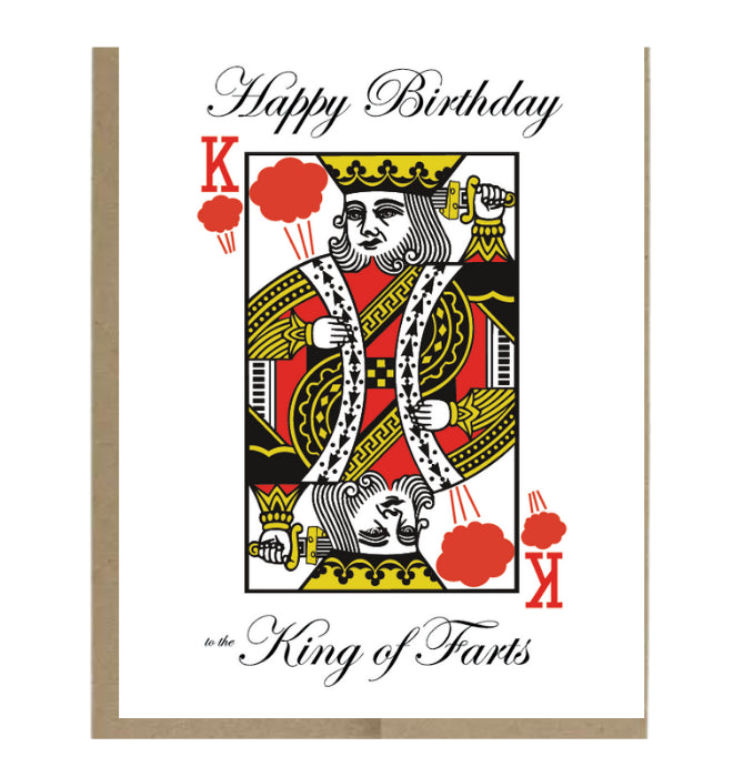 King of Farts Card