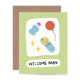Welcome Baby Emoji Card