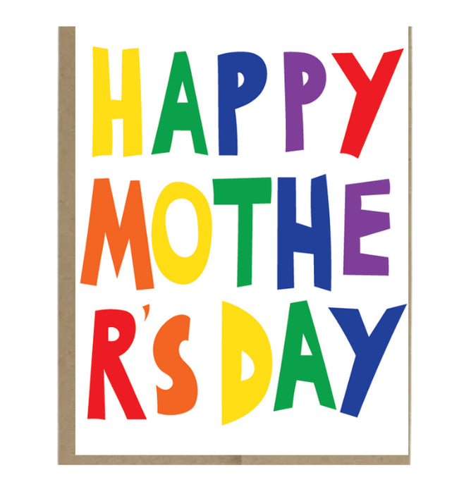 Rainbow Happy Mother's Day Card