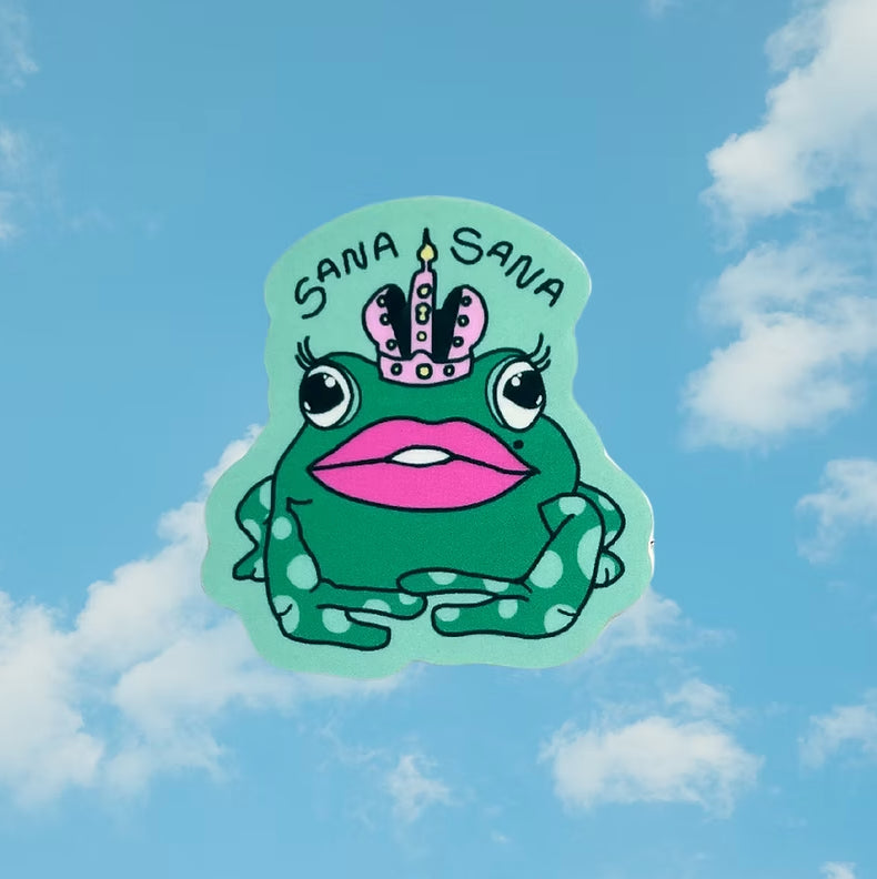 Sana Sana Frog Sticker