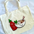 Pho and Sriracha Canvas Tote Bag