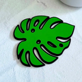 Monstera Silicone Coaster Set of 4