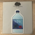 H20 Fiji Water Bottle Sticker