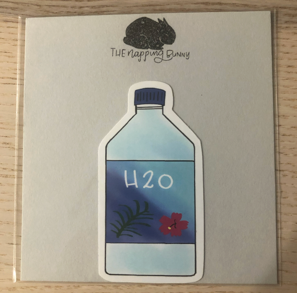 H20 Fiji Water Bottle Sticker