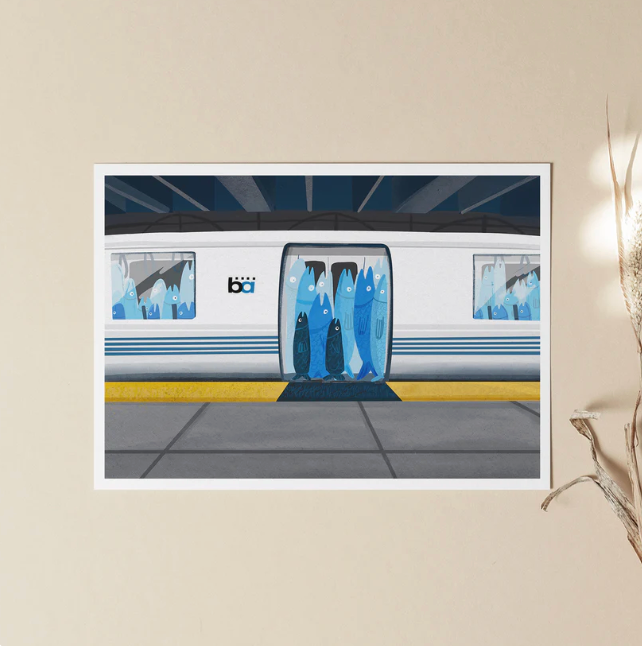 BART Sardines - 5x7 Print