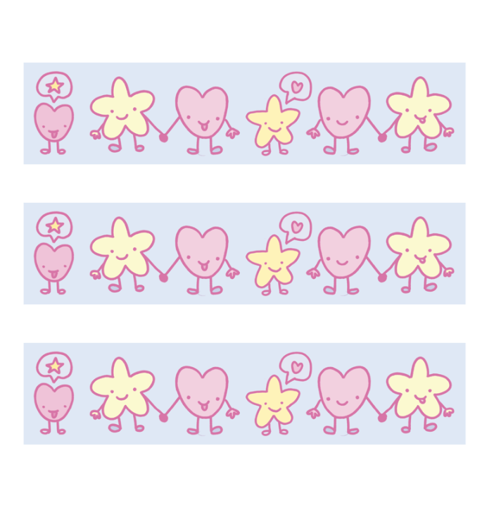 Star and Heart Washi Tape