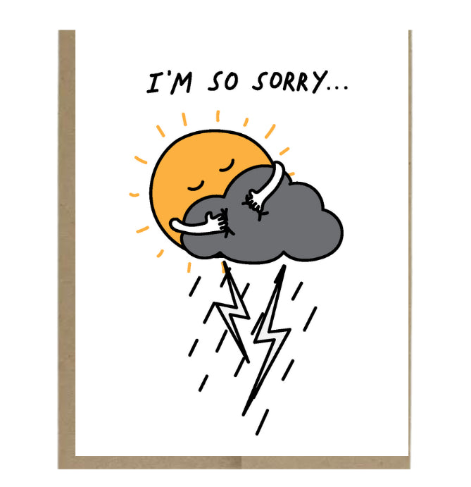 Sunshine Hug - I'm So Sorry Card