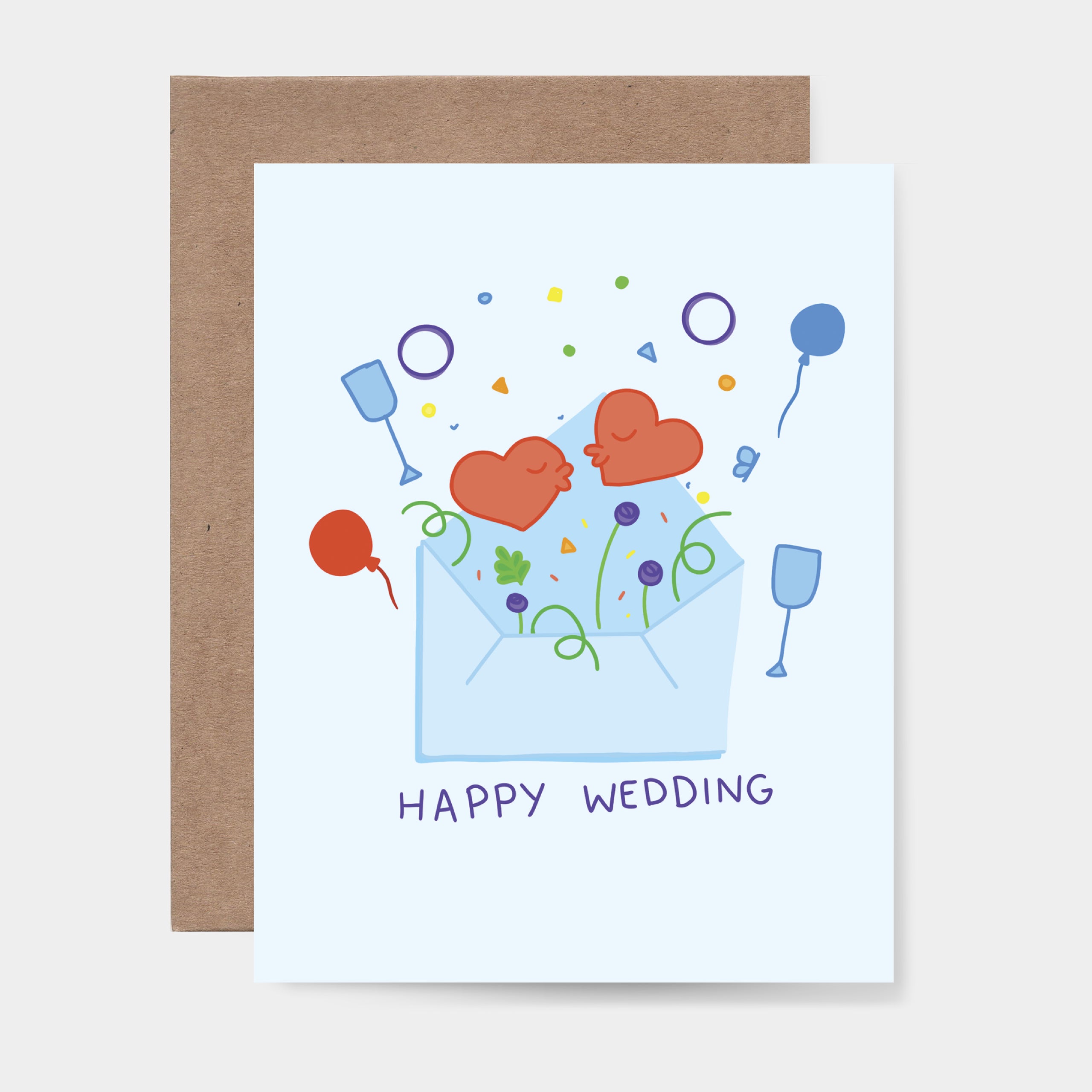 Happy Wedding Greeting Card
