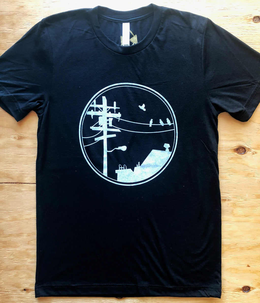 Unisex Adult T-Shirt - Telephone Pole