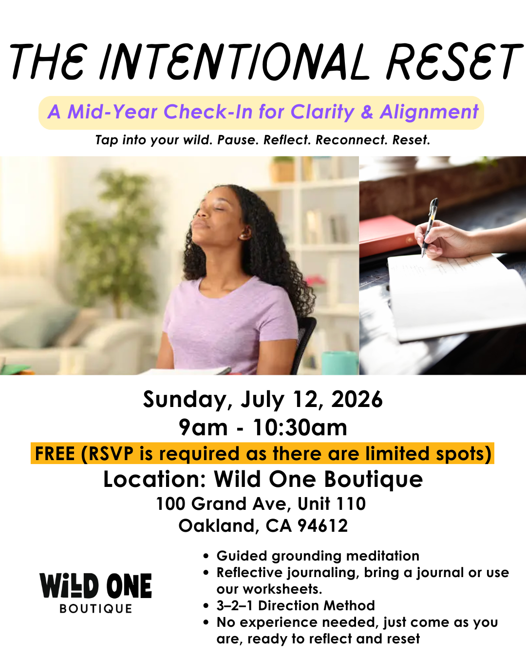 The Intentional Reset - Sunday, July 12, 2026