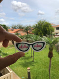Aloha Vibes Glasses Sticker