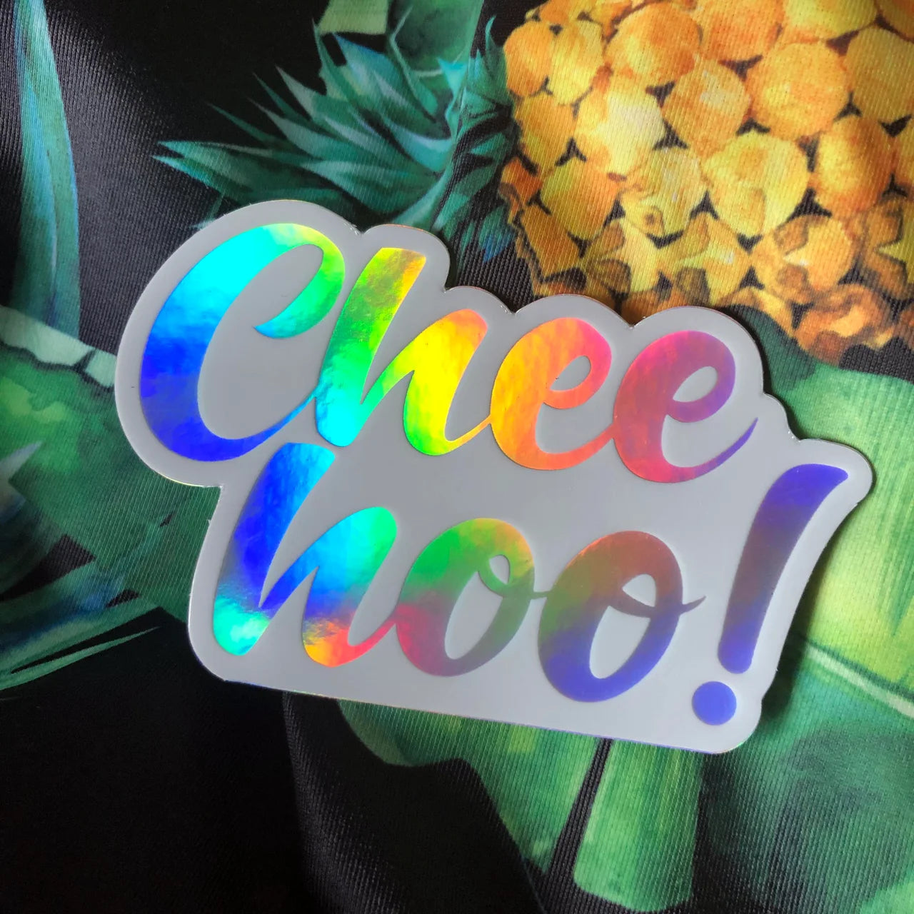 Cheehoo! Holographic Sticker