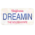 CA License Light Sticker