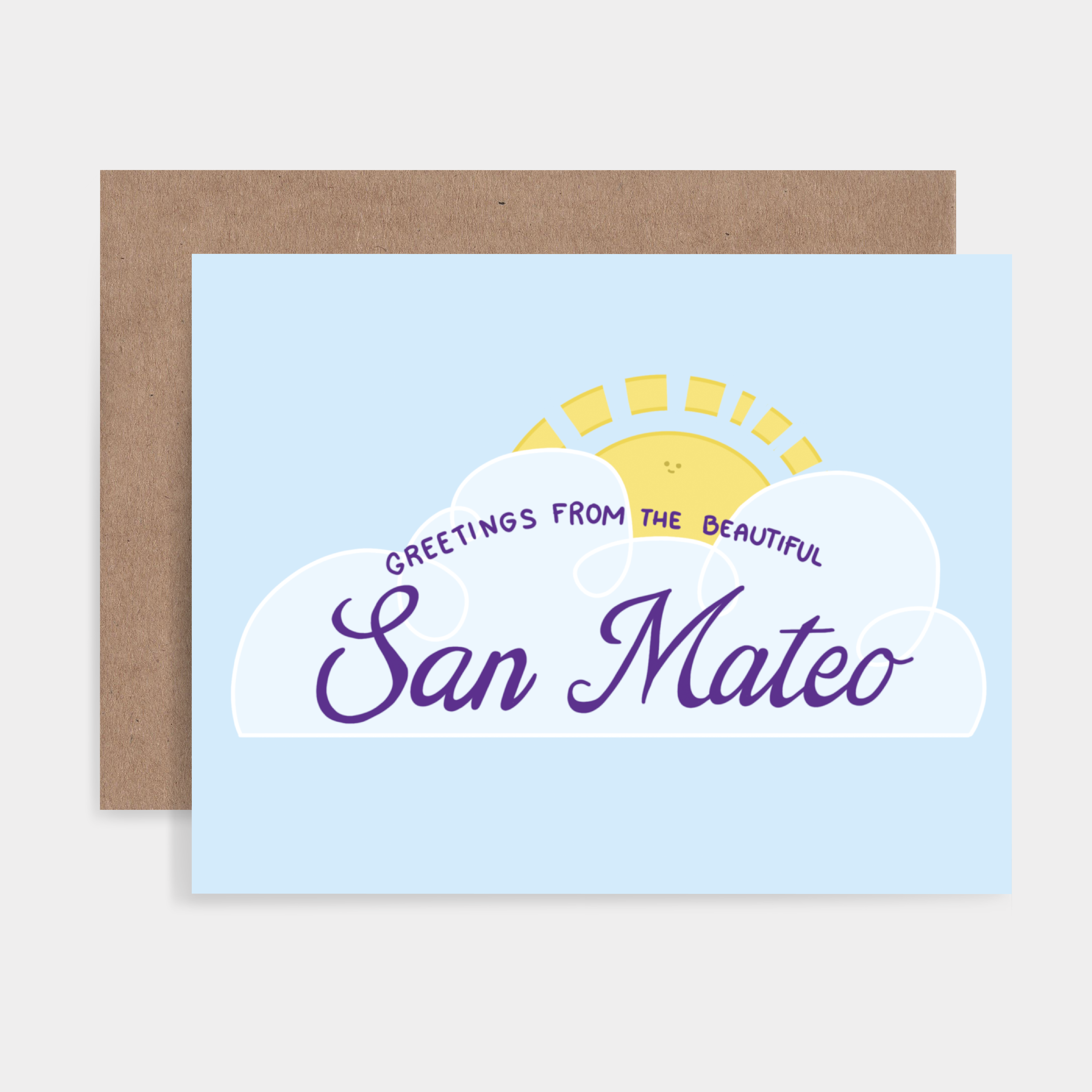 Greetings San Mateo Card