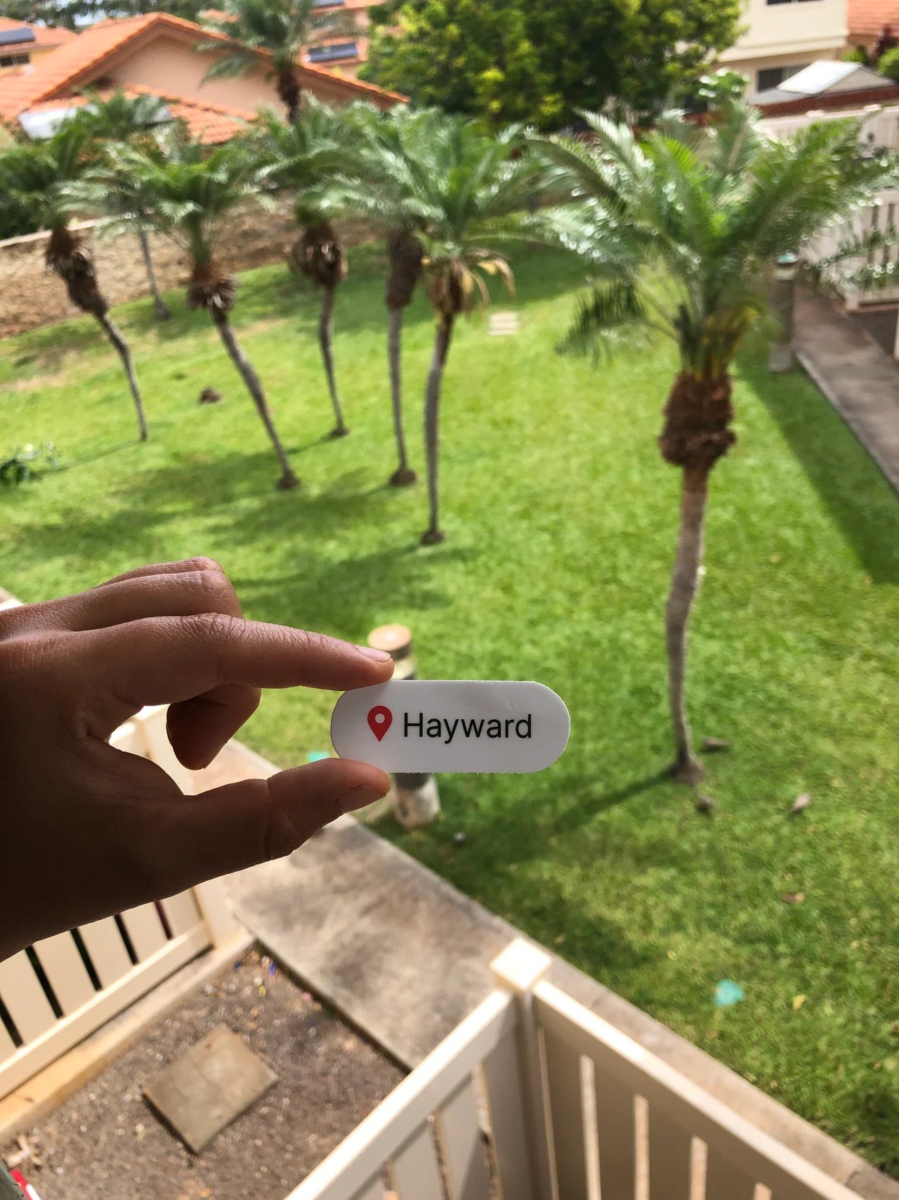 Hayward Mini Location Sticker