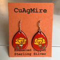 Large Poppy Earrings