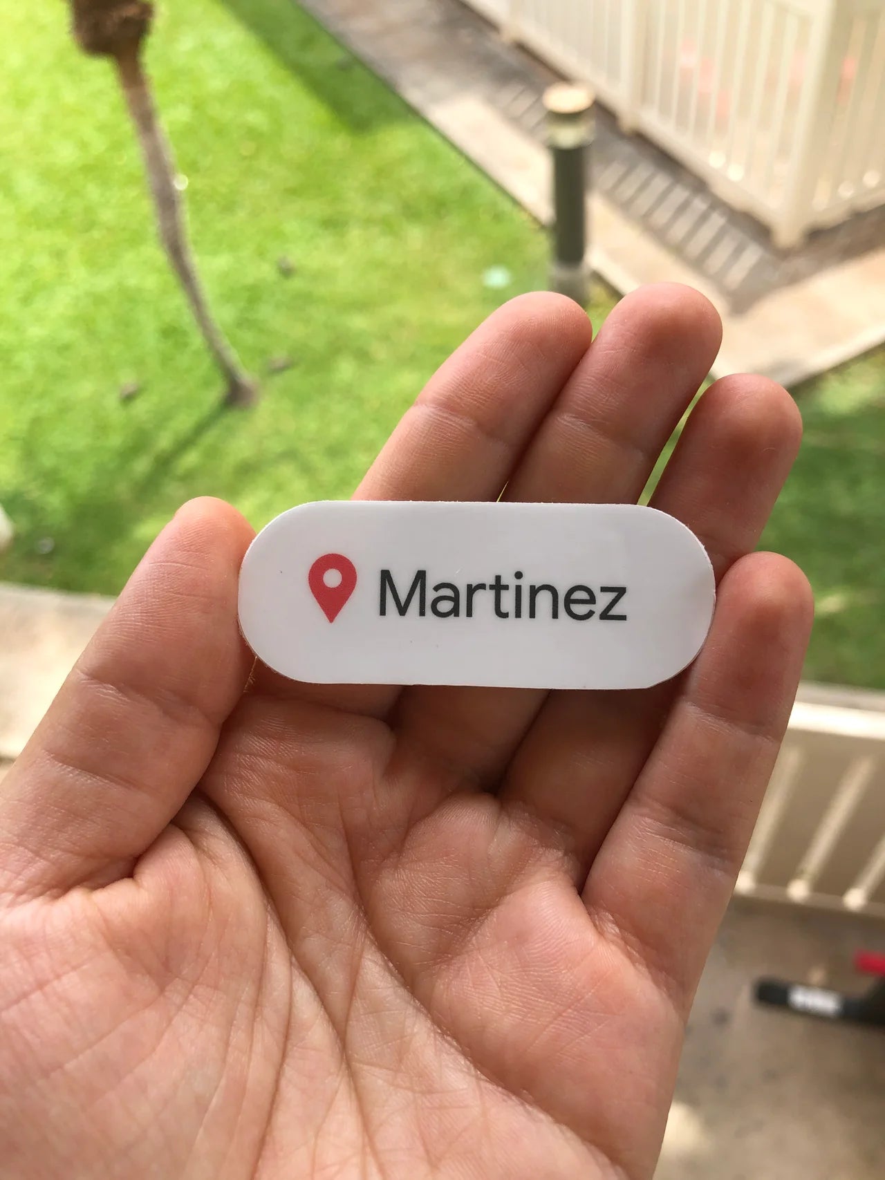 Martinez Mini Location Sticker
