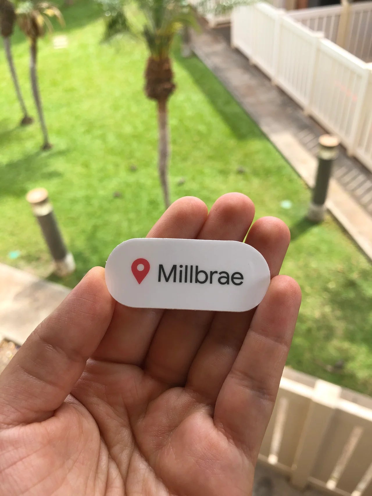 Millbrae Mini Location Sticker