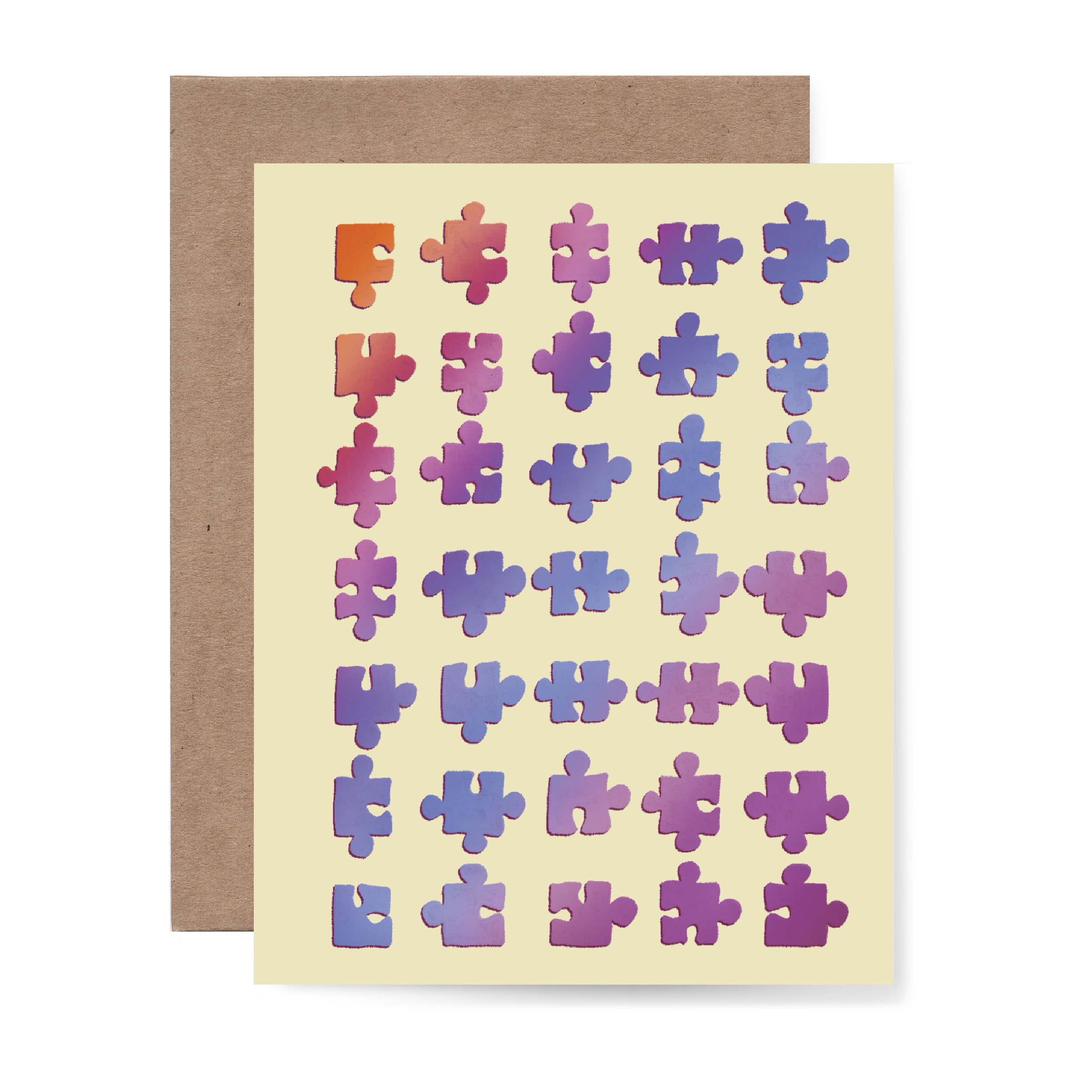 Puzzle Pattern Card