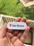 San Bruno Mini Location Sticker