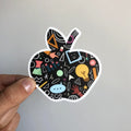 Teacher's Apple Chalkboard Sticker