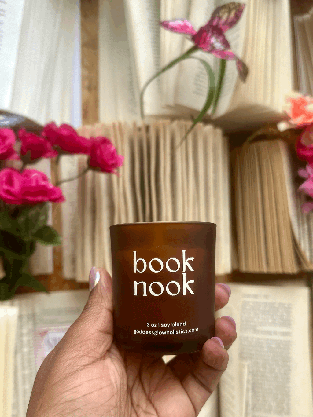 Book Nook Candle