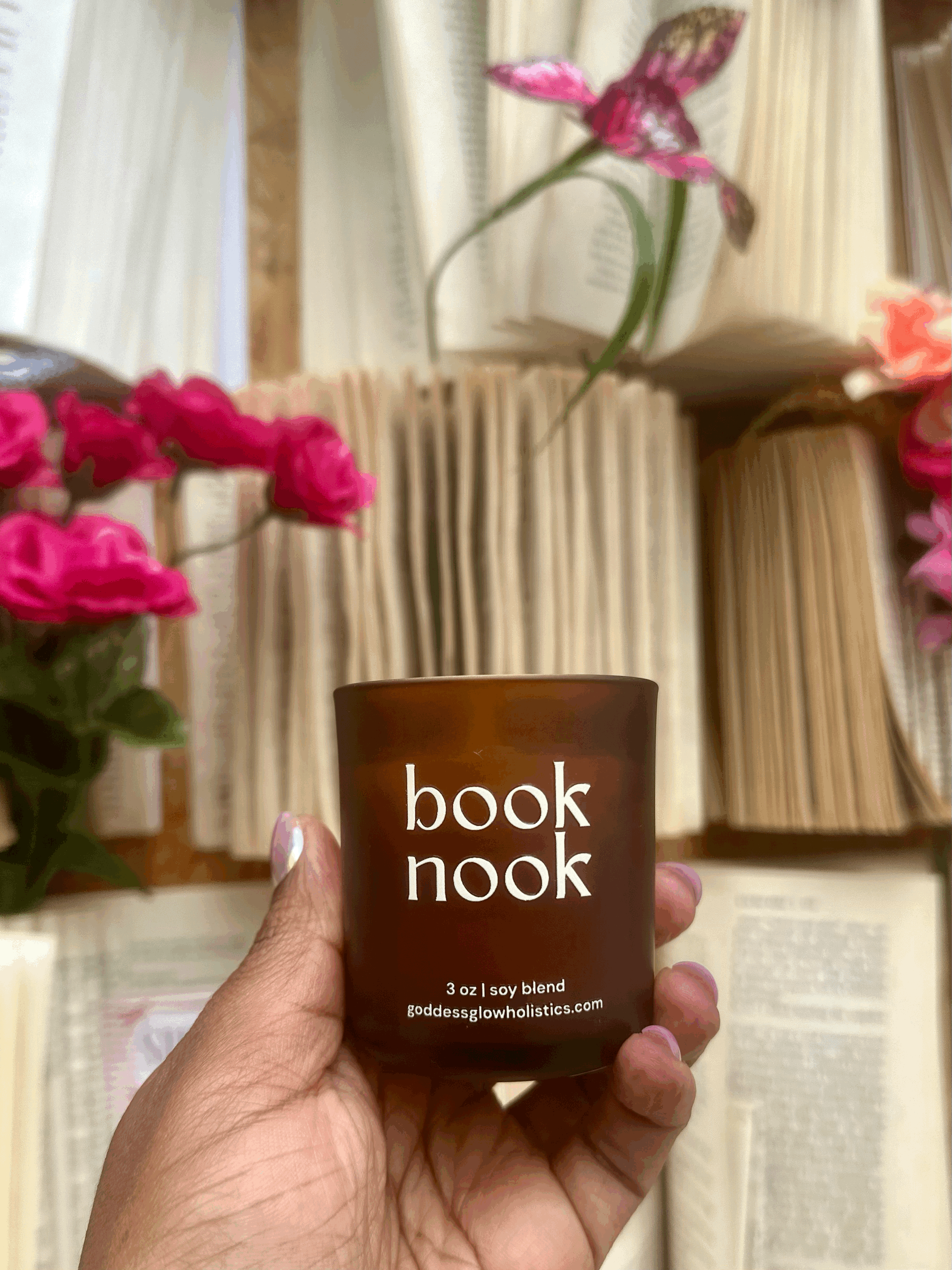 Book Nook Candle