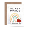 You are a super hero Sticker Card